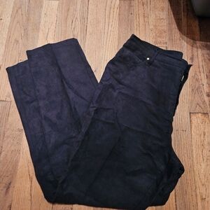 Women's Draper's And Damon's Black Straight Leg Pants Size 12 Business Casual